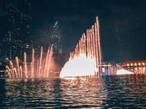 The fountain show in Dubai | Girl Going Global