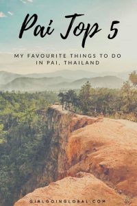 Favourite things to do in Pai, Thailand
