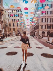 The Umbrella Street (ombrello), Genoa