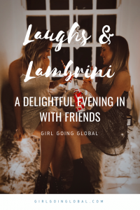 Lambrini & Laughs - a delightful evening in with friends